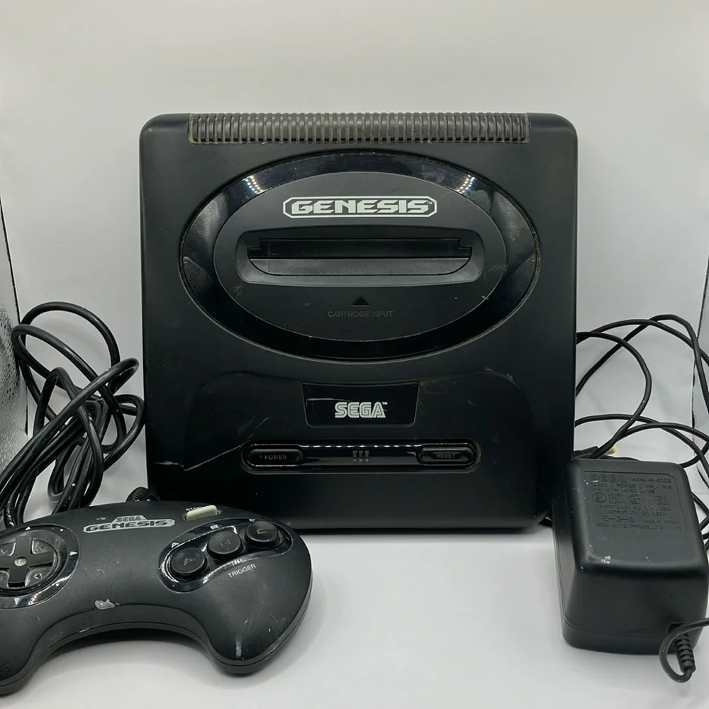 Sega Genesis Model 2 MK-1631 Vintage Video Game Console System‎ Untesed